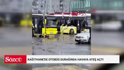 Kağıthane'de otobüs duraklarında elinde tabanca! Bu cesareti kimden alıyor?