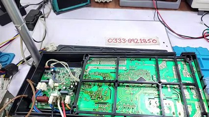 Haier Dc inverter ac E7 error code outdoor pcb Dc inverter ac pcb training center Babar Electronics_5