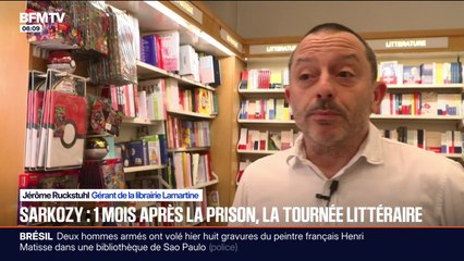 Un mois après sa sortie de prison, Nicolas Sarkozy débute sa tournée littéraire