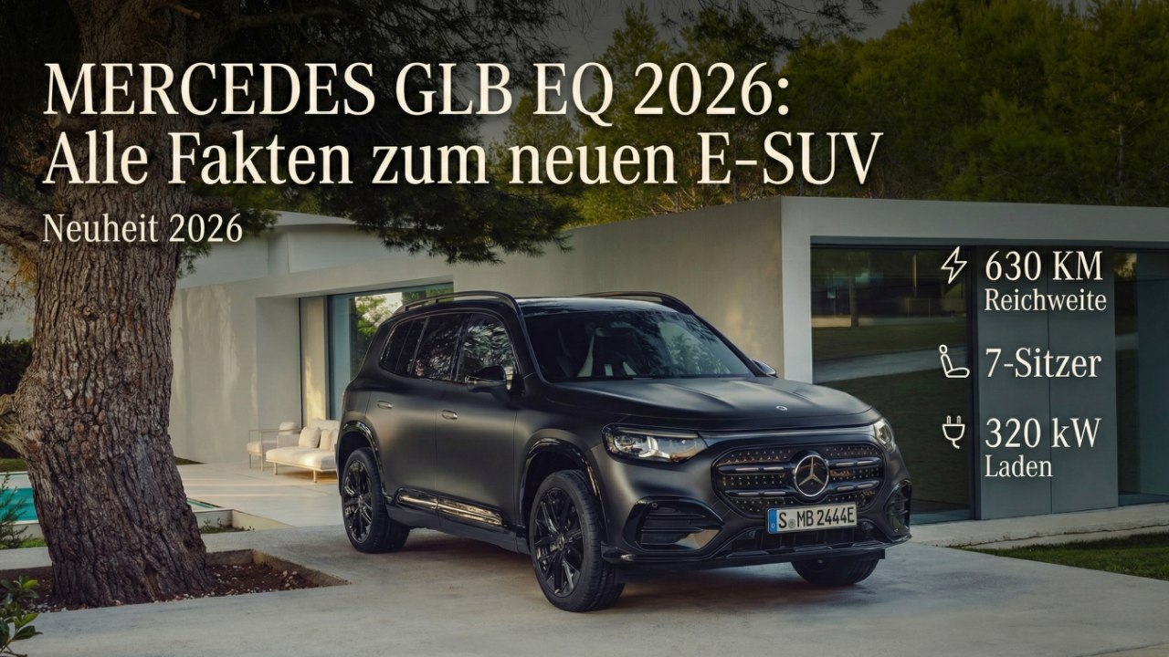 Elektro-SUV mit Stil: Mercedes GLB EQ Modelljahr 2026 vorgestellt