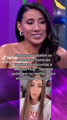 Mensaje de Melissa Klug a Samahara Lobatón