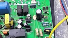 Haier Dc inverter ac E7 error code outdoor pcb Dc inverter ac pcb training institute BabarElectronic