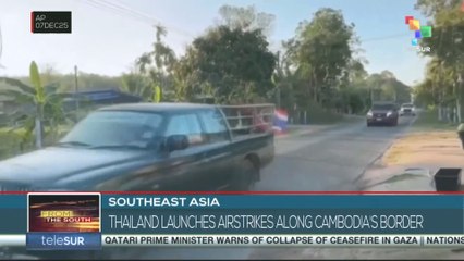Thailand launches airstrikes along Cambodia’s border