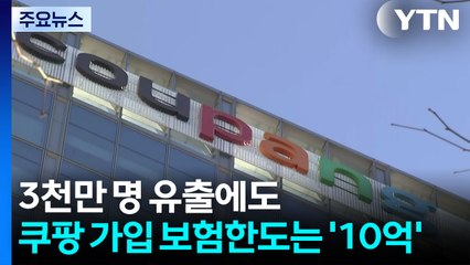 3천만 명 정보 털렸는데...쿠팡 가입 배상보험 한도는 '10억 불과' / YTN