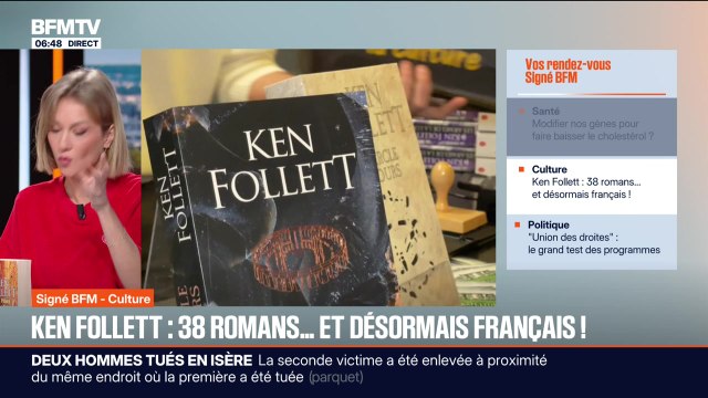 Ken Follet : 38 romans... et désormais français ! - 08/12