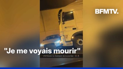 Chambéry: un automobiliste poussé par un camion sur 300 mètres dans un tunnel