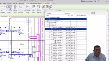 Mastering the System Browser in Revit MEPریوٹ میپ میں سسٹم براؤزر میں مہارت حاصل کرناPart-41