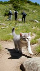 wait for end#cute #funnycat