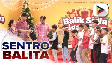 Libu-libong mga bata, pinasaya at hinandugan ng maagang pamasko sa 'Balik-Sigla, Bigay Saya 2025 Nationwide Gift-Giving' sa pangunguna ni PBBM at First Family | ulat ni Floyd Brenz