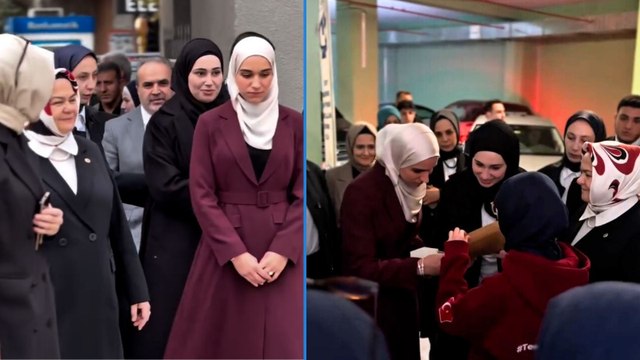 Şara’nın eşi Latife El Durubi, Kadıköy Anadolu İmam Hatip Lisesi’ni ziyaret etti