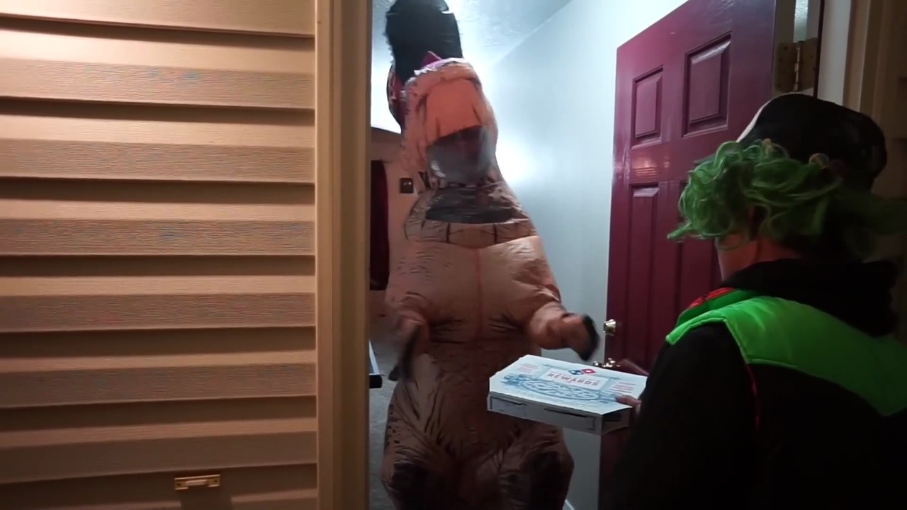 T.Rex and Ninja Turtle Pizza Party IRL