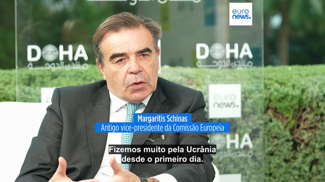 Acordo sobre a Ucrânia seria apenas o início da próxima fase , diz Schinas à Euronews em Doha