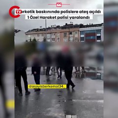 İstanbul Çekmeköy'de narkotik operasyonunda polise ateş açıldı.  Bir Özel Hareket polisi yaralanırken saldırganlardan biri öldürüldü. Diğer 2 saldırgan sağ olarak yakalandı.