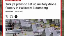 Turkey Opening Drone Factory in Pakistan