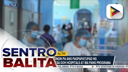 DOH, paiigtingin ang ‘zero balance billing’ sa harap ng pagbabalik ng P60-B fund sa PhilHealth; ilang mga senador, pabor sa kautusan ng SC | ulat ni Louisa Erispe