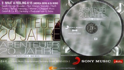 ANDREA BERG — WHAT A FEELING 4:15 | Von ANDREA BERG – ABENTEUER 20 JAHRE · (2012) · CD