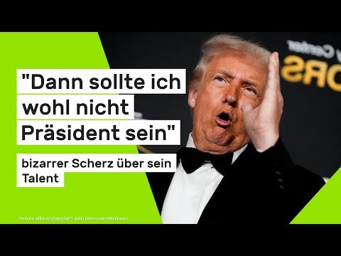 Donald Trump: Dann sollte ich wohl nicht Präsident sein - bizarrer Scherz über sein Talent