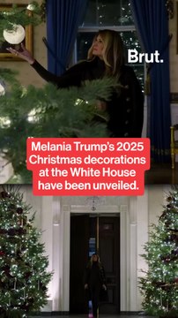 Melania Trump’s 2025 Christmas decorations at the White House have been unveiled.