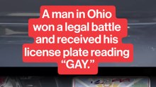 A man won a lawsuit to put "gay" on his license plate.