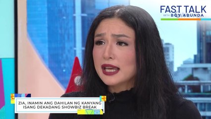 Fast Talk with Boy Abunda: Zia Quizon, bakit nawala sa showbiz nang isang dekada? (Episode 742)