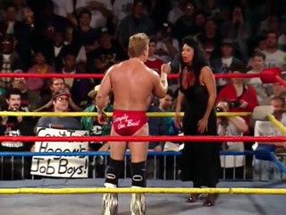 History of ECW - Shane Douglas Piledrives Sherri Martel ECW Hardcore TV