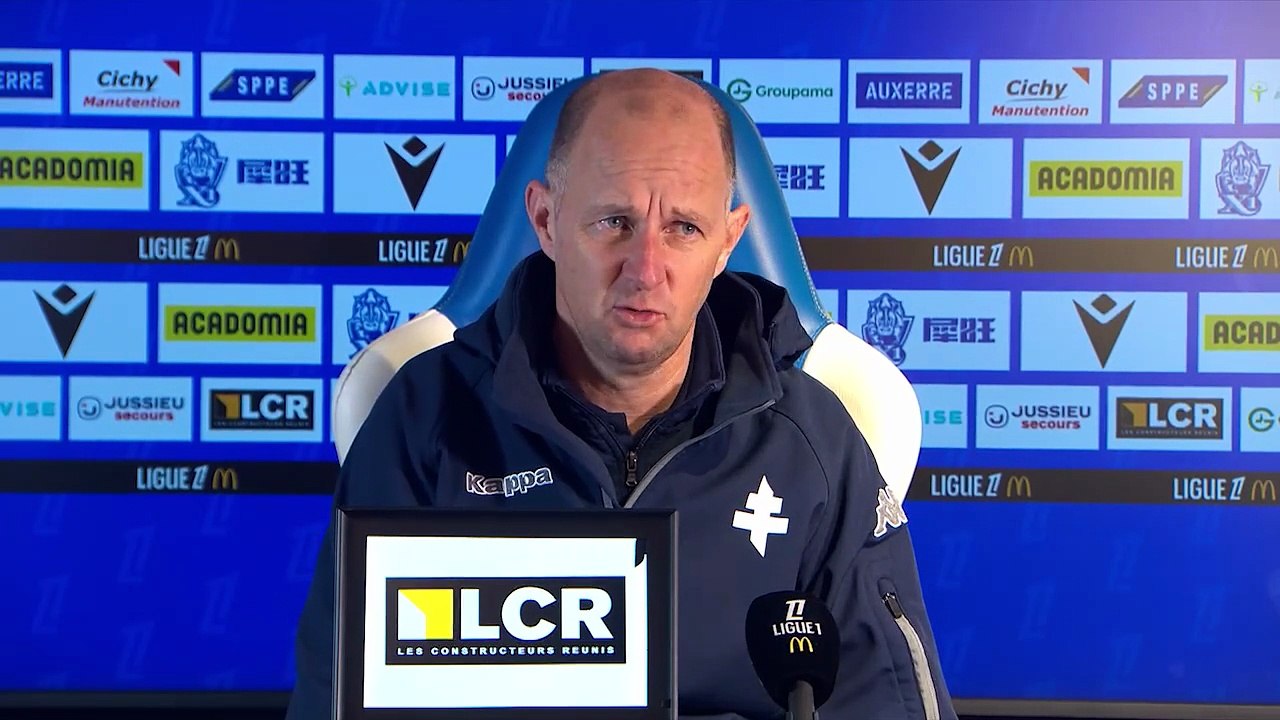 Auxerre - Metz, la réaction de Stéphane Le Mignan