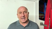 Aldershot Town manager John Coleman post-Altrincham