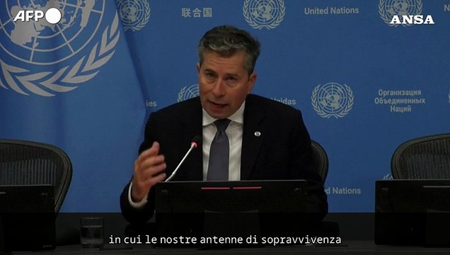 Il mondo e' in apatia , appello umanitario dell'Onu per il 2026