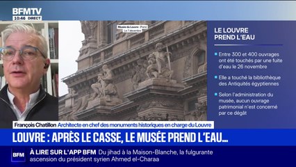François Chatillon, architecte en chef du Louvre, affirme que "rien n'a été caché" sur les incidents du musée