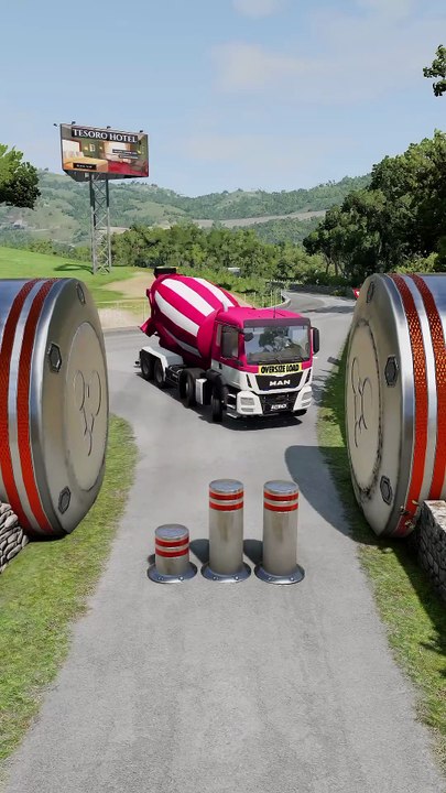 Realistic BeamNG Drive car crash physics. Watch in