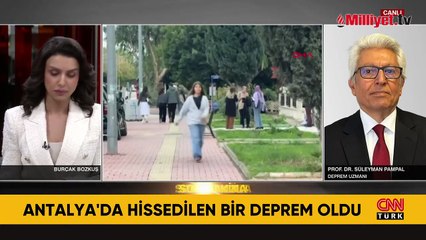 Antalya'da 4.9 büyüklüğünde deprem! Çevre illerde de hissedildi