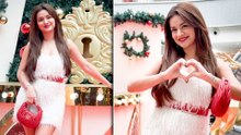 Avneet Kaur's Pretty-Princess Look! Snapped For A Special Christmas Bash In Town!