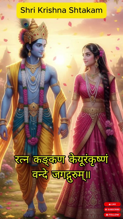 Jai Shri Krishna 🙏 | Shri Krishnashtakam Shorts