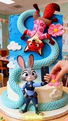 Nick and Judy Zootopia 2 Cake #zootopia2 #zootopia #zootropolis #disney