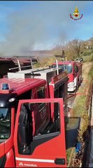 Incendio in provincia di Terni, muore una donna. Il video dei vigili del fuoco