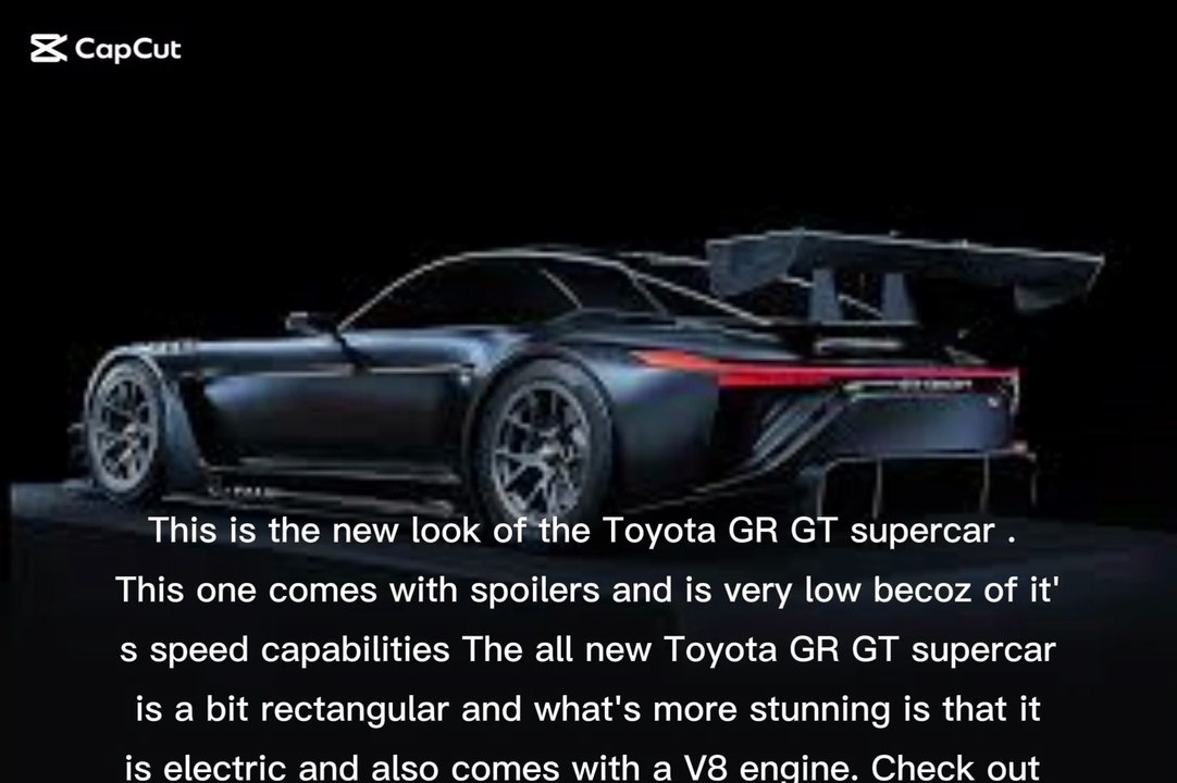 THE NEW TOYOTA GR GT SPORT SUPER CAR
