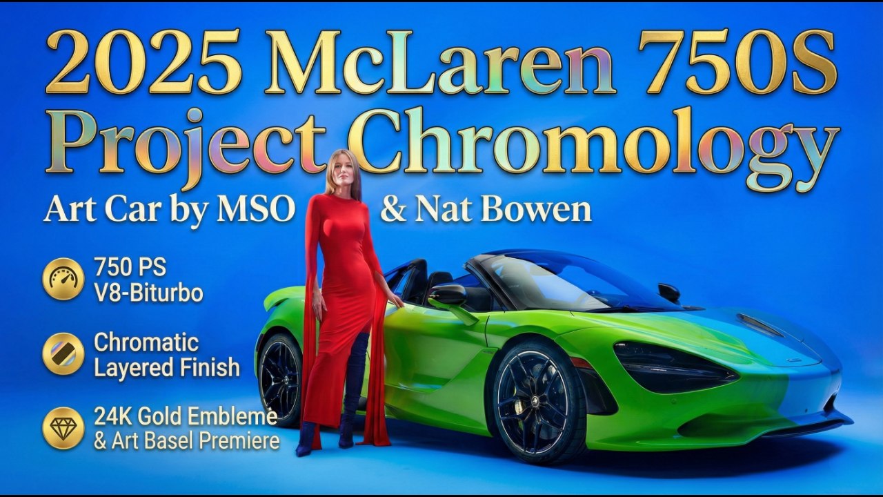 Project Chromology: McLarens farbenfrohes Meisterwerk (750S Spider, 2025)