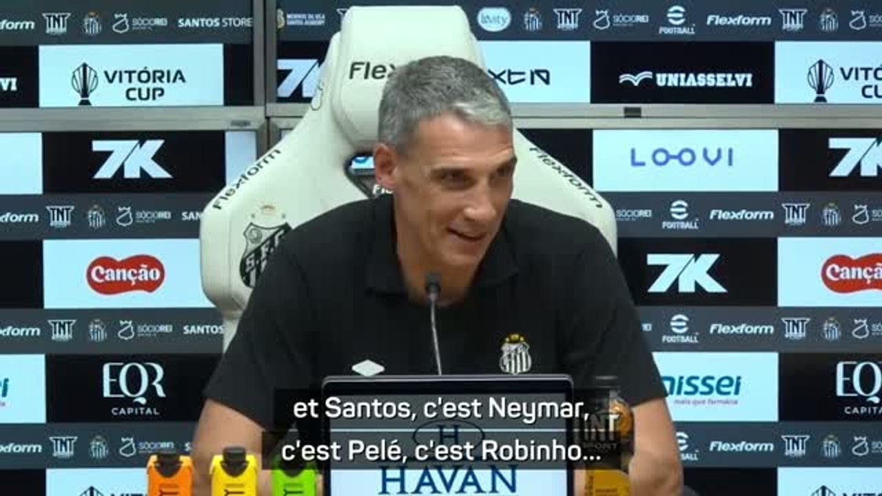 Santos - Vojvoda : "Santos, c'est Neymar, c'est Pelé, c'est Robinho"