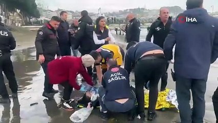 Ordu’da denize atlayan kadını itfaiye kurtardı