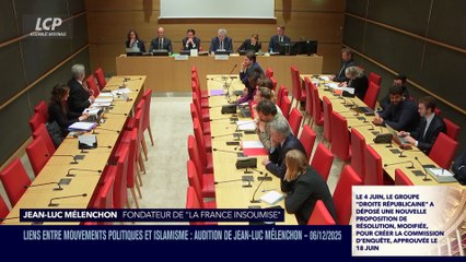 La séance est ouverte ! - Liens entre mouvements politiques et islamisme : audition de Jean-Luc Mélenchon - 06/12/2025
