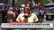 SP deve receber 26 milhões de visitantes no verão
