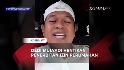 Dedi Mulyadi Hentikan Izin Bangun Perumahan di Bandung Raya, Ini Alasannya