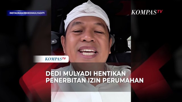 Dedi Mulyadi Hentikan Izin Bangun Perumahan di Bandung Raya, Ini Alasannya