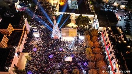 Christmas lights return to Bethlehem after wartime silence