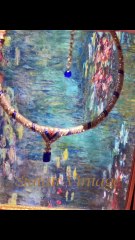 Top On Sale Product Recommendations! Vintage Blue Zircon Pendant Necklace Gold Color Choker Collar Woman Rhinestone Wedding Accessories Luxury Designer Jewelry 2025