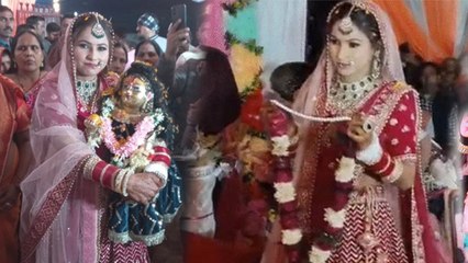 Pinky Sharma Krishna Marriage: पिंकी शर्मा ने भगवान कृष्ण की मूर्ति से शादी क्यों की ? Full Story