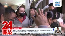 Janet Lim Napoles, pinatawan ng reclusion perpetua para sa 2 counts ng malversation | 24 Oras