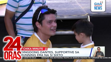 Dingdong Dantes, supportive sa running era na si Sixto | 24 Oras