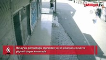 Gömüldüğü topraktan yaralı çıkarılan çocuk ve şüpheli dayısı kamerada