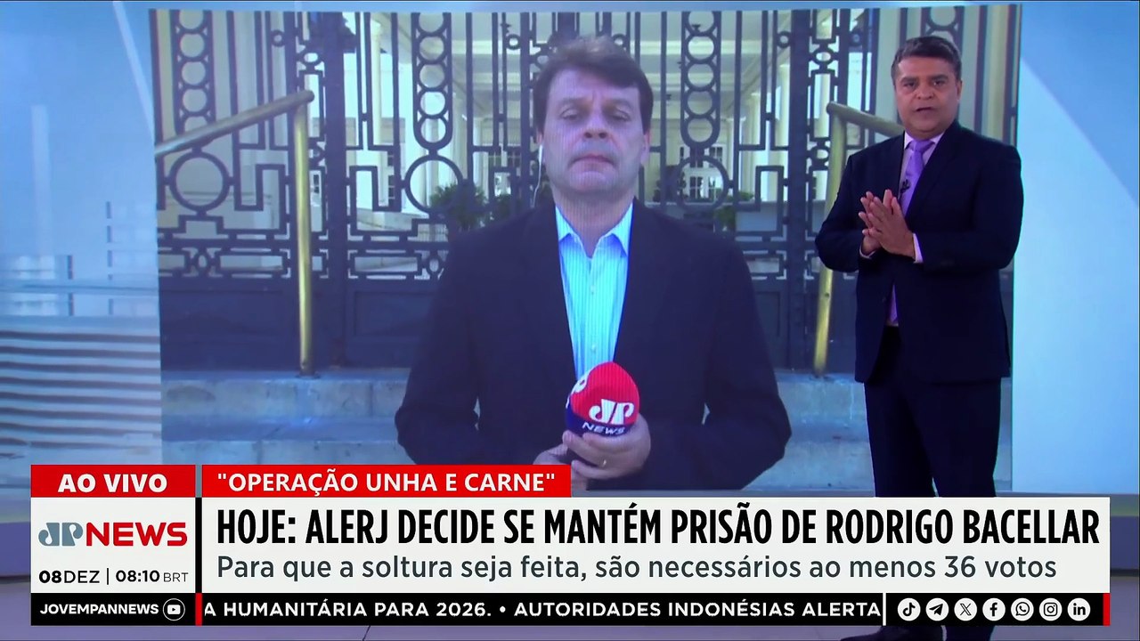 Alerj decide se mantém prisão de Rodrigo Bacellar